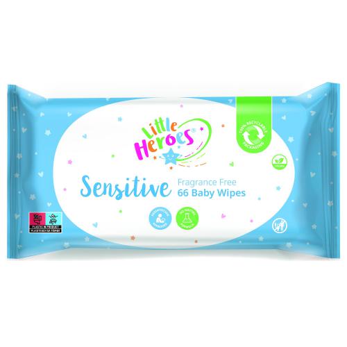 Little Heroes Sensitive 66 Fragrance Free Wipes | High Quality Tissue Product Online - Product Image Little Heroes Sensitive 66 Fragrance Free Wipes | High Quality Tissue Product Online - Product Image